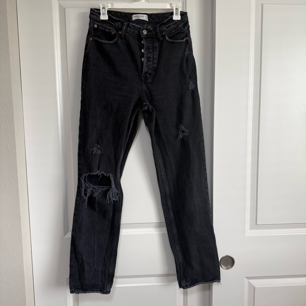 Abercrombie & Fitch Jeans Black High Rise Denim